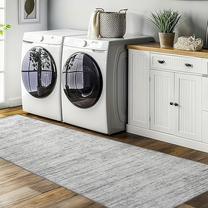 2x5 Washable Runner Rugs,Modern Abstract Rug Runner,Ultra-Thin Kitchen Runner Rug Non-Slip Backing Entryway Runners,Bathroom Carpet for Hallways,Bedroom,Laundry Room