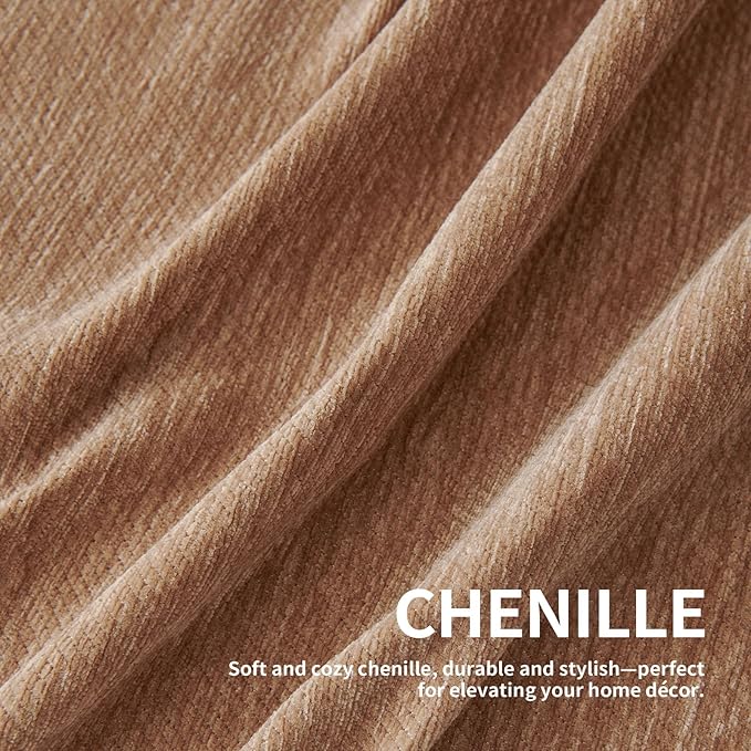 Couch Cover for Dogs, Boho Sofa Covers for 3 Cushion Couch, Chenille Sofa Slipcover for Pets Washable, L-Shape Sectional Couch Loveseat Cover Soft Throw Blankets with Tassels(71x134,Khaki)