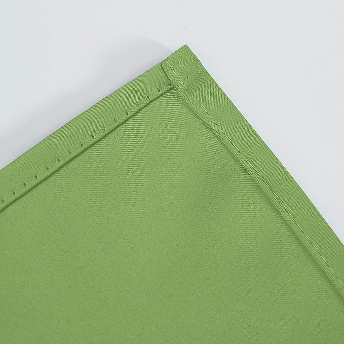 LEMOMO Light Green Thermal Blackout Curtains/42 x 72 Inch/Set of 2 Panels Room Darkening Curtains for Bedroom