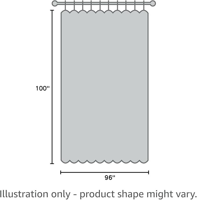 H.VERSAILTEX Blackout Patio Curtains 100 x 96 Inches for Sliding Door Extral Wide Blackout Curtain Panels Christmas Decor for Living Room - Grommet Top, 8' Tall by 8.5' Wide - Burgundy