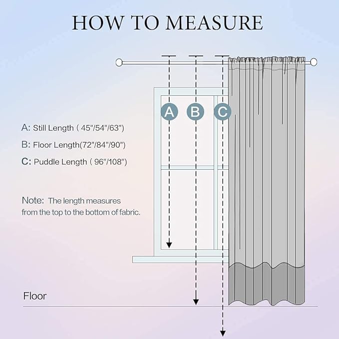 MIULEE 2 Panels Solid Color Sheer Window Curtains Elegant Window Voile Panels/Drapes/Treatment for Bedroom Living Room (54X96 Inches Dusty Blue)