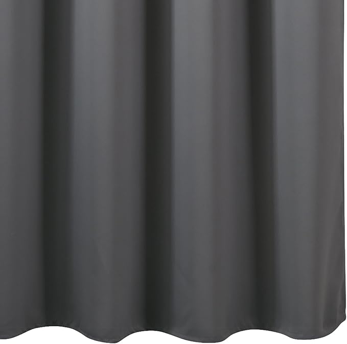 LEMOMO Blackout Curtains 66 x 72 Inch Long Frost Grey Curtains Set of 2 Panels Room Darkening Curtains for Bedroom and Living Room