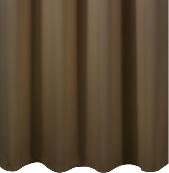 LEMOMO Brown Blackout Curtains 66 x 63 Inch Length/Set of 2 Curtain Panels/Thermal Insulated Room Darkening Blackout Curtains for Bedroom