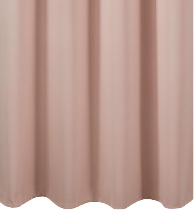 LEMOMO Blackout Curtains 66 x 54 Inch Long Blush Curtains Set of 2 Panels Room Darkening Curtains for Bedroom and Living Room