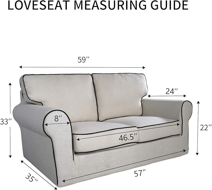PureFit Super Stretch Sofa Slipcover – Spandex Non Slip Soft Couch Sofa Cover, Washable Furniture Protector with Non Skid Foam and Elastic Bottom for Kids, Pets （Loveseat, Chocolate）