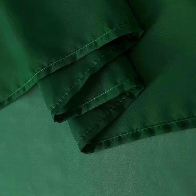SpaceDresser Basic Rod Pocket Sheer Voile Window Curtain Panels White 1 Pair 2 Panels 60 Width 84 Inch Long for Kitchen Bedroom Children Living Room Yard(Foliage Green,60 W x 84 L)