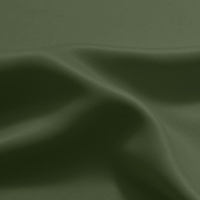 Yakamok Greyish White and Sage Green Ombre Curtains,Light Blocking Curtains,Room Darkening Grommet Window Drapes for Bedroom(Sage Green,52x84 Inch,2 Panels)