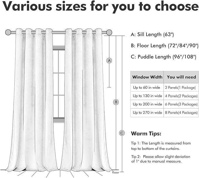 MIULEE Elegant Velvet Curtains Dusty Rose Pink Grommet Curtains Thermal Insulated Soundproof Room Darkening Blackout Curtains/Drapes for Girls & Ladys Living Room/Bedroom Decor 52 x 90 Inch 2 Panels