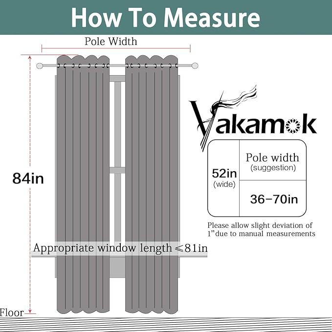 Yakamok Mustard Yellow Room Darkening Grommet Window Drapes Thermal Insulated Light Blocking Blackout Curtains for Bedroom(52Wx84L,2 Panels)