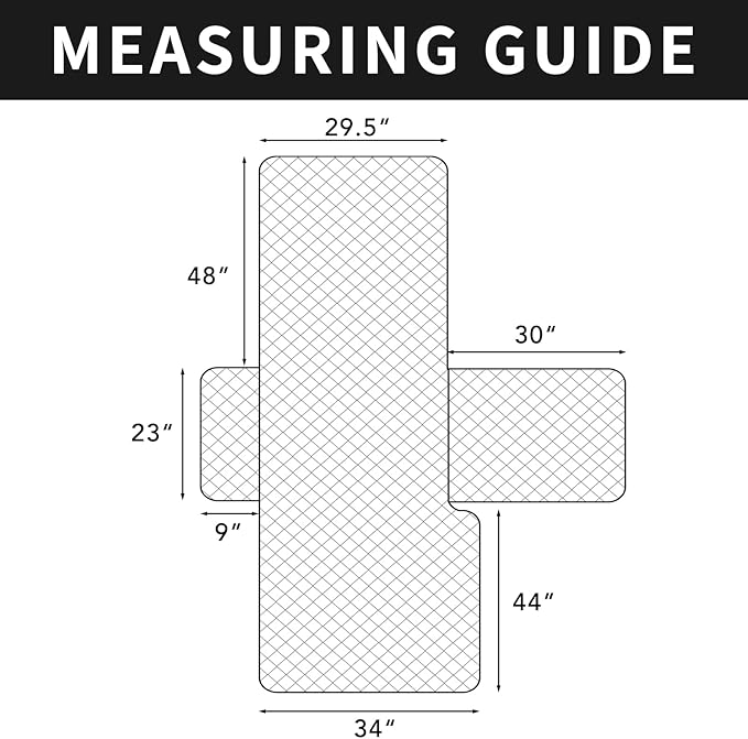 Easy-Going Reversible Chaise Lounge Couch Cover Water Resistant Sofa Cover Sectional L Shaped Sofa Slipcover with Adjustable Straps Furniture Protector for Dogs (115X34 in, Light Gray/Light Gray)