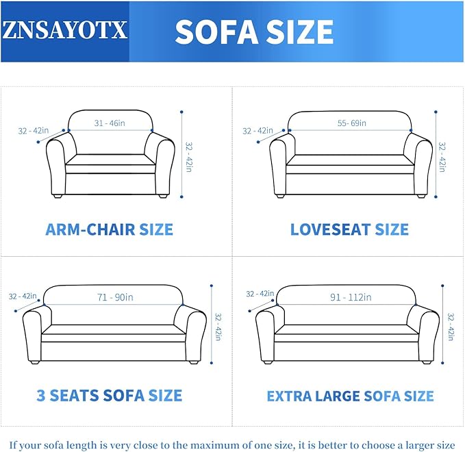 ZNSAYOTX 1 Piece Jacquard Couch Covers for 2 Cushion Couch High Stretch Loveseat Slipcover for Pets Dogs Anti Slip Love Seat Sofa Slipcover Furniture Protector (Medium, New Pattern Silver Grey)