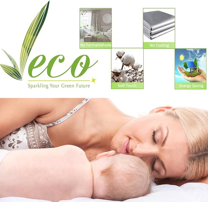 NICETOWN Blackout Window Curtains and Drapes for Kitchen, Set of 2, 42 by 60 Inch, Cappuccino, Window Treatment Thermal Insulated Solid Grommet Blackout Drapery Panels