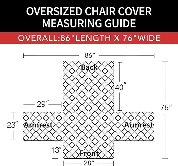Easy-Going Oversized Chair Sofa Slipcover Reversible Sofa Cover Water Resistant Couch Cover Furniture Protector Cover with Elastic Straps for Pets Dog (Oversized Chair, Brown/Beige)