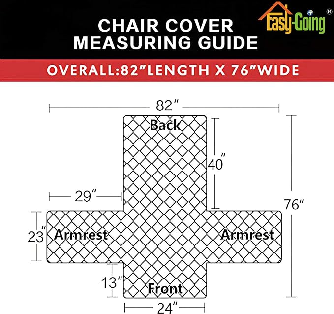 Easy-Going Chair Sofa Slipcover Reversible Sofa Cover Water Resistant Couch Cover Furniture Protector Cover with Elastic Straps for Pets Kids Children Dog Cat (Chair, Pink/Beige)