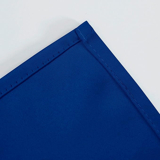 LEMOMO Blackout Curtains 42 x 63 inch/Royal Blue Curtains Set of 2 Panels/Thermal Insulated Room Darkening Bedroom Curtains