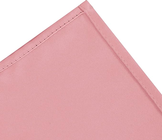 LEMOMO Pink Thermal Blackout Curtains/52 x 108 Inch/Set of 2 Panels Room Darkening Curtains for Bedroom