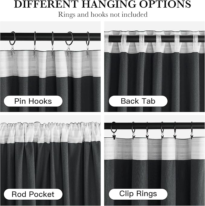 RYB HOME Dusty Blue Velvet Drapes for Baby Boy Bedroom, Thermal Insulated, Light Blocking, Floor-Length Velvet Curtains with Hook Belt for Modern Home Decor, 52" W x L90 L, 2 Panels Set