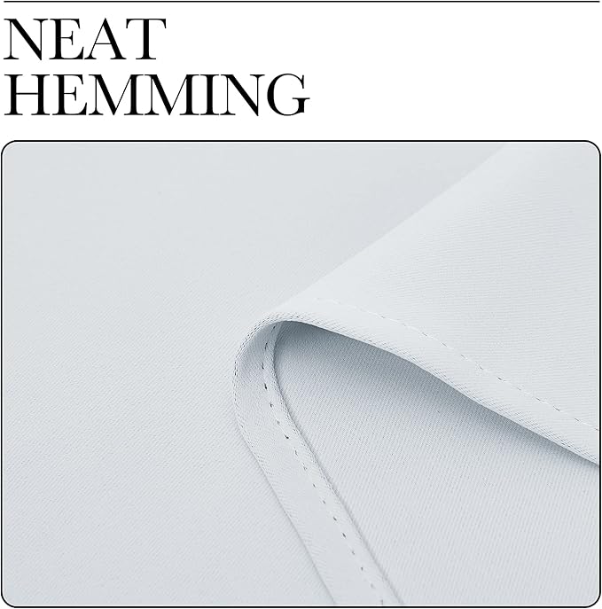 NICETOWN Room Darkening Draperies Curtains Panels, Window Treatment Thermal Insulated Grommet Room Darkening Curtains/Drapes for Bedroom (2 Panels, 29 by 45, Platinum-Greyish White)