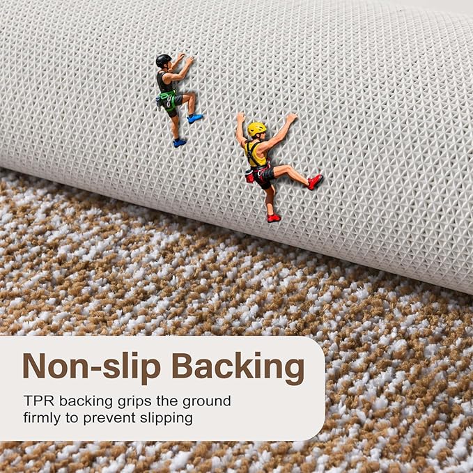 36x24 Large Bathroom Rugs Washable Non Slip, Coffee Bath Mat for Bathroom Floor Tub, Soft Absorbent Quick Dry Mats for Shower, Bathtub,Home Decor