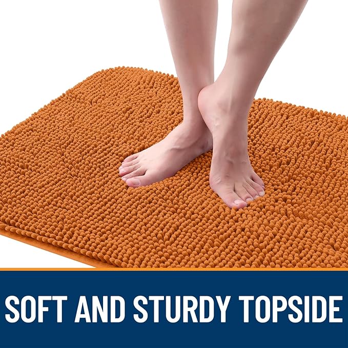 OLANLY Dog Door Mat for Muddy Paws 70x46, Absorbs Moisture and Dirt, Absorbent Non-Slip Washable Doormat, Quick Dry Chenille Mud Mat for Dogs, Entry Indoor Entryway Carpet for Inside Floor, Clay